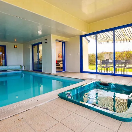 With Indoor Pool Jacuzzi Sauna Villa Moëlan-sur-Mer